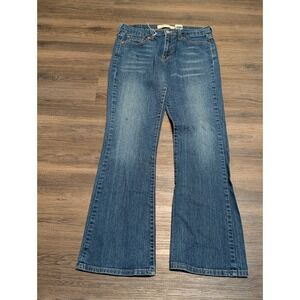 Levis 515 Boot Cut Jeans Womens 8M Medium Wash Blue Stretch Denim Mid Rise 31x31